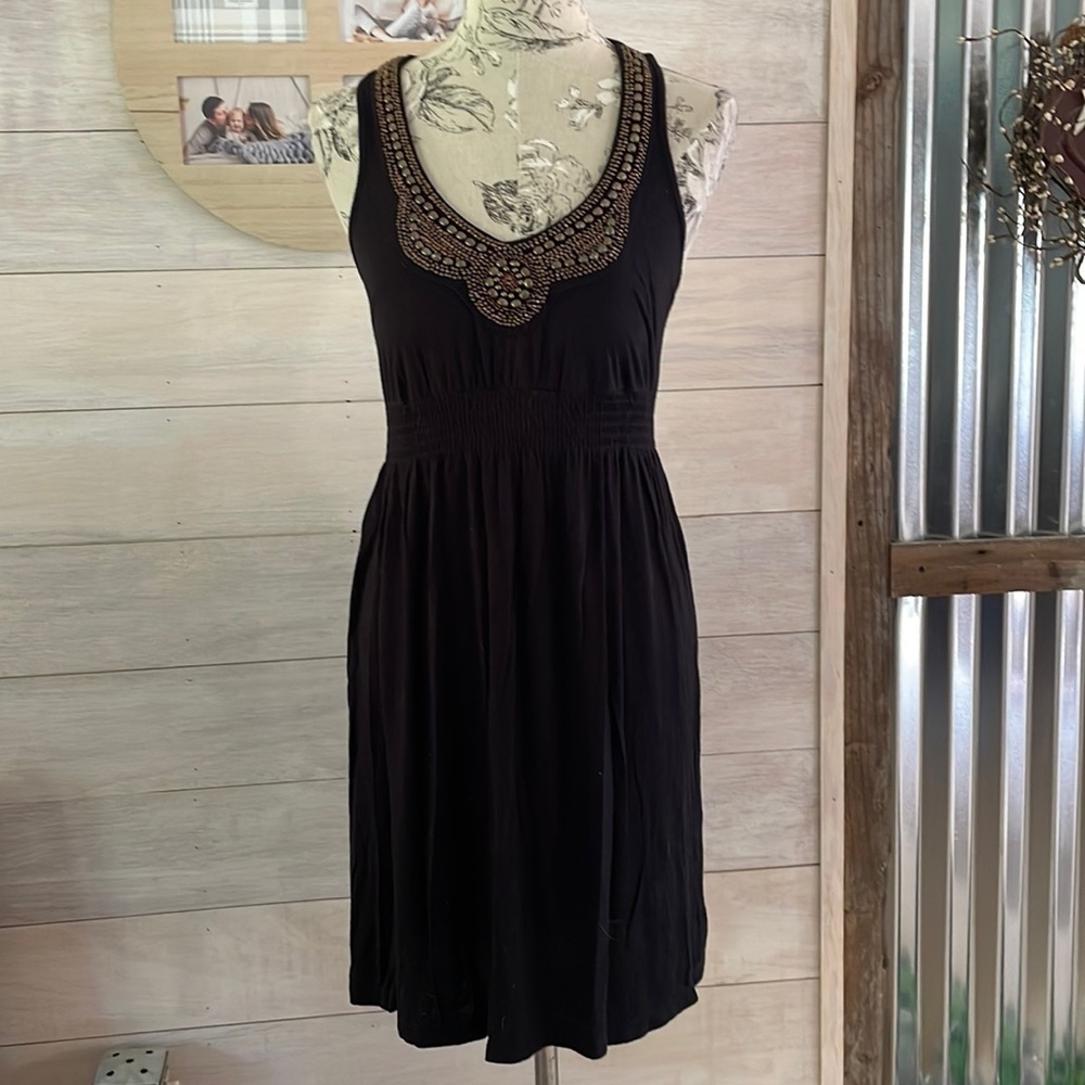 Lauren Conrad Black Embellished Dress XS